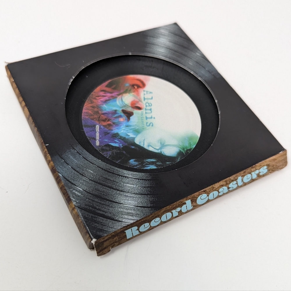 Alanis Morissette Record Coasters Jagged Little Pill Triple Moon Tour